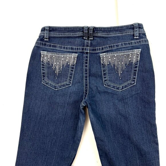 Apt. 9 Bootcut Women's size 6 Dark Wash Blue Denim Jeans - Picture 3 of 3